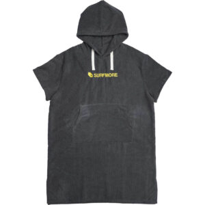SURFMORE badeponcho til voksne - Microfiber - Grå
