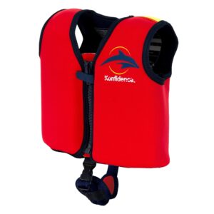 Konfidence Original svømmevest til børn - Rød - Small 18 mdr-3 år (12-20 kg)