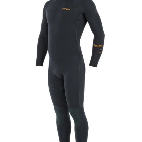 Manera Seafarer Back-Zip Våddragt til herre (4/3mm) - Sort - M
