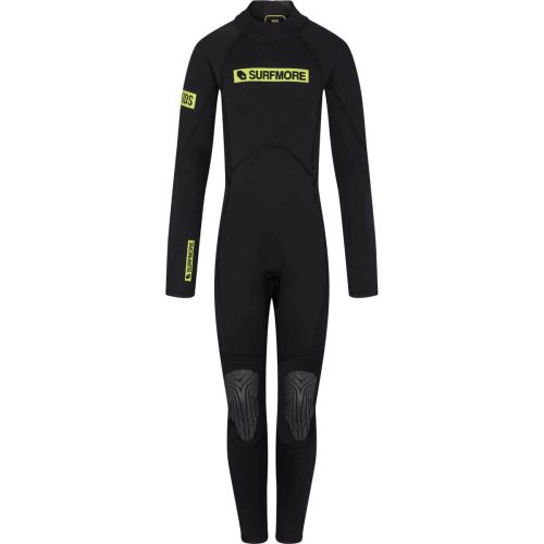 SURFMORE våddragt til børn (6-12 år) - Sort - 10 - 12 år (højde 146-160 cm)